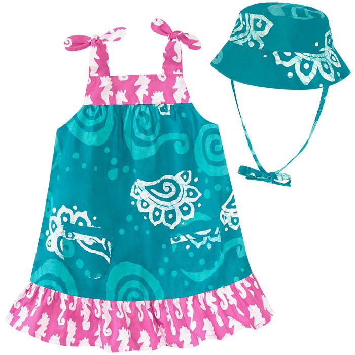 Teal - Organic Dress
