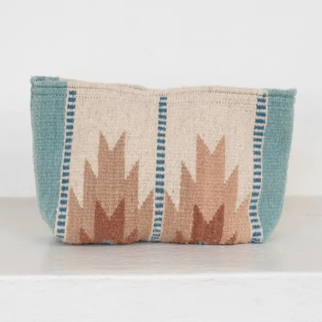Rose Wool Zip Pouch