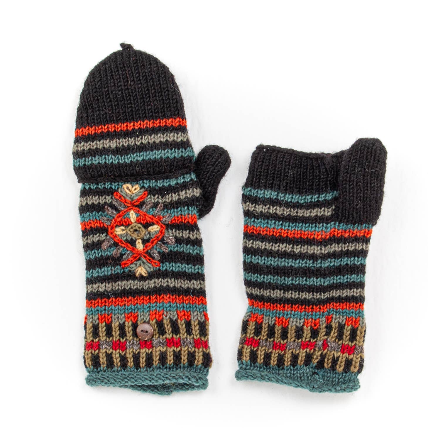 Mika - Wool Knit Convertible Mittens