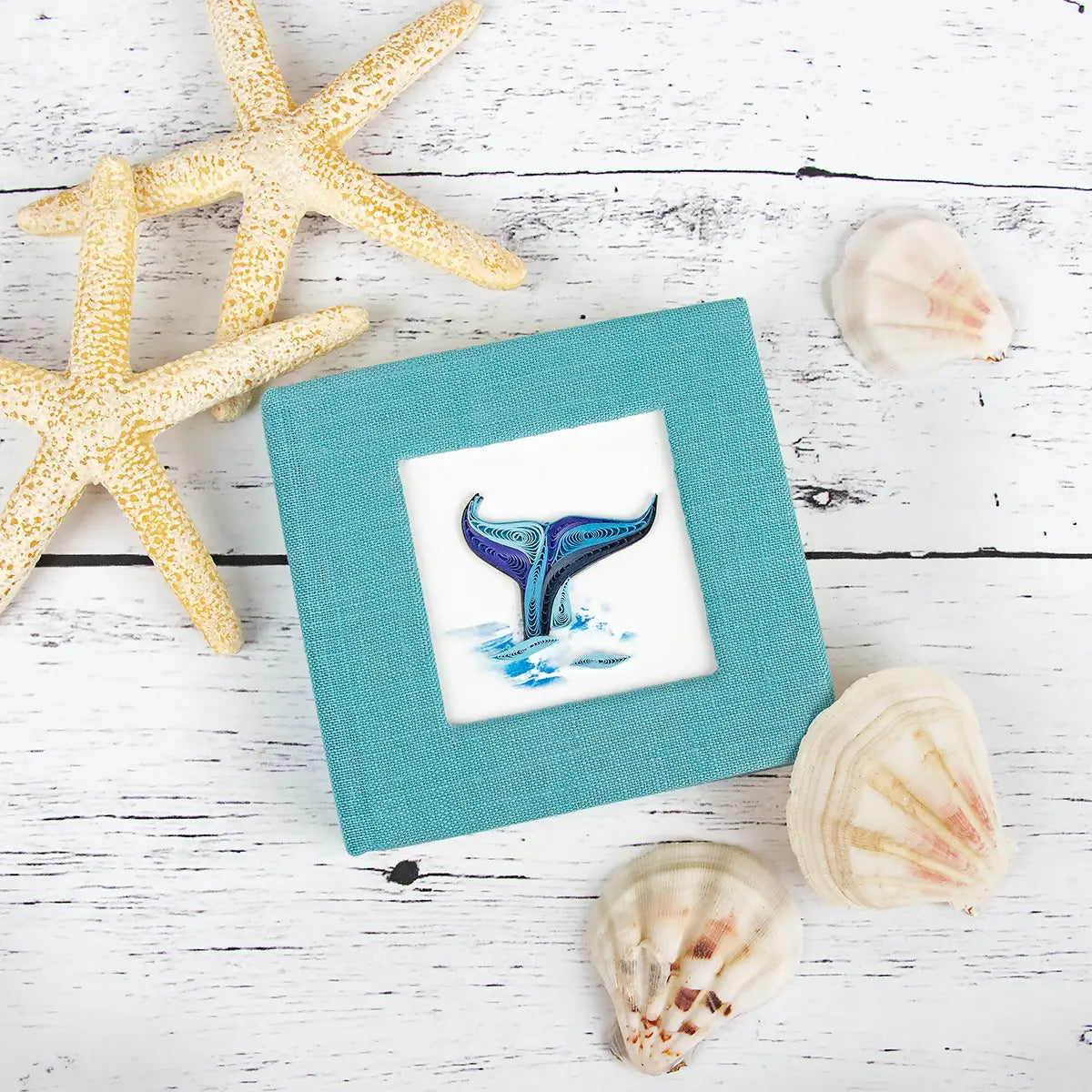Whale Tail Sticky Note Pad Cover
