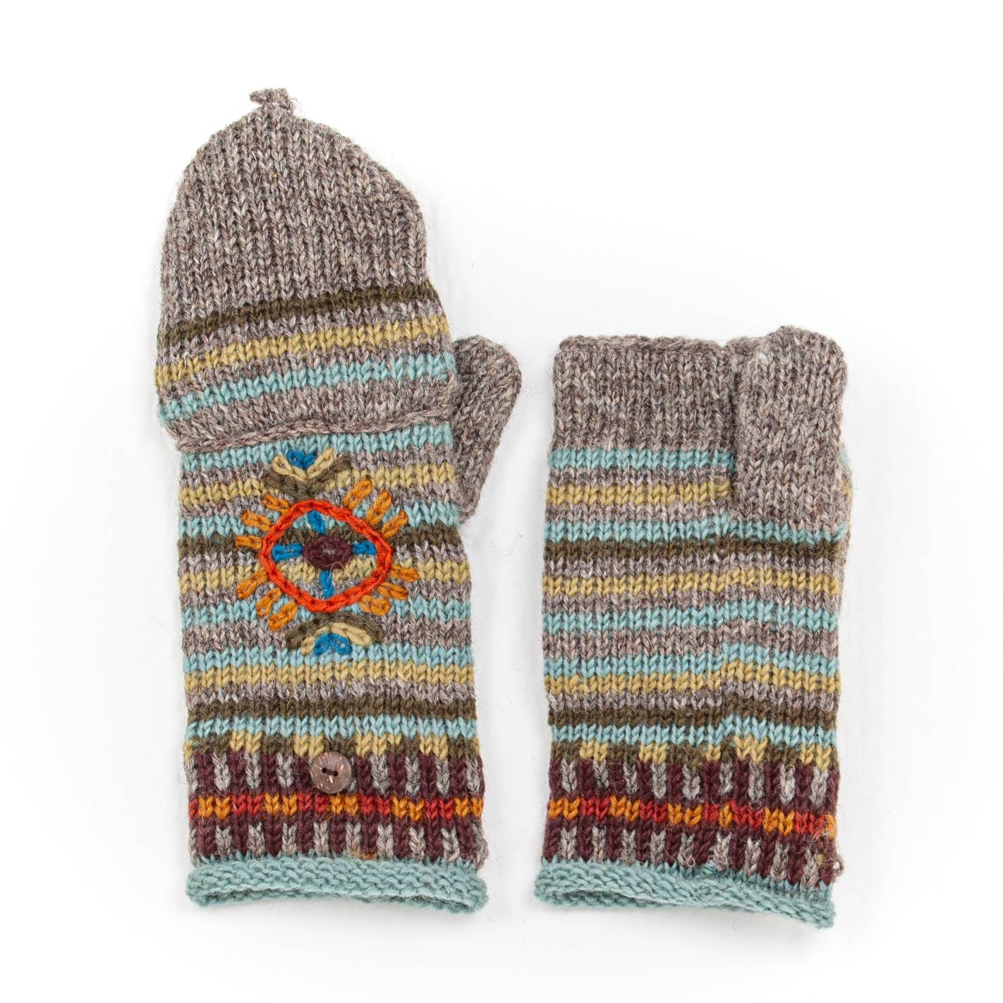 Mika - Wool Knit Convertible Mittens