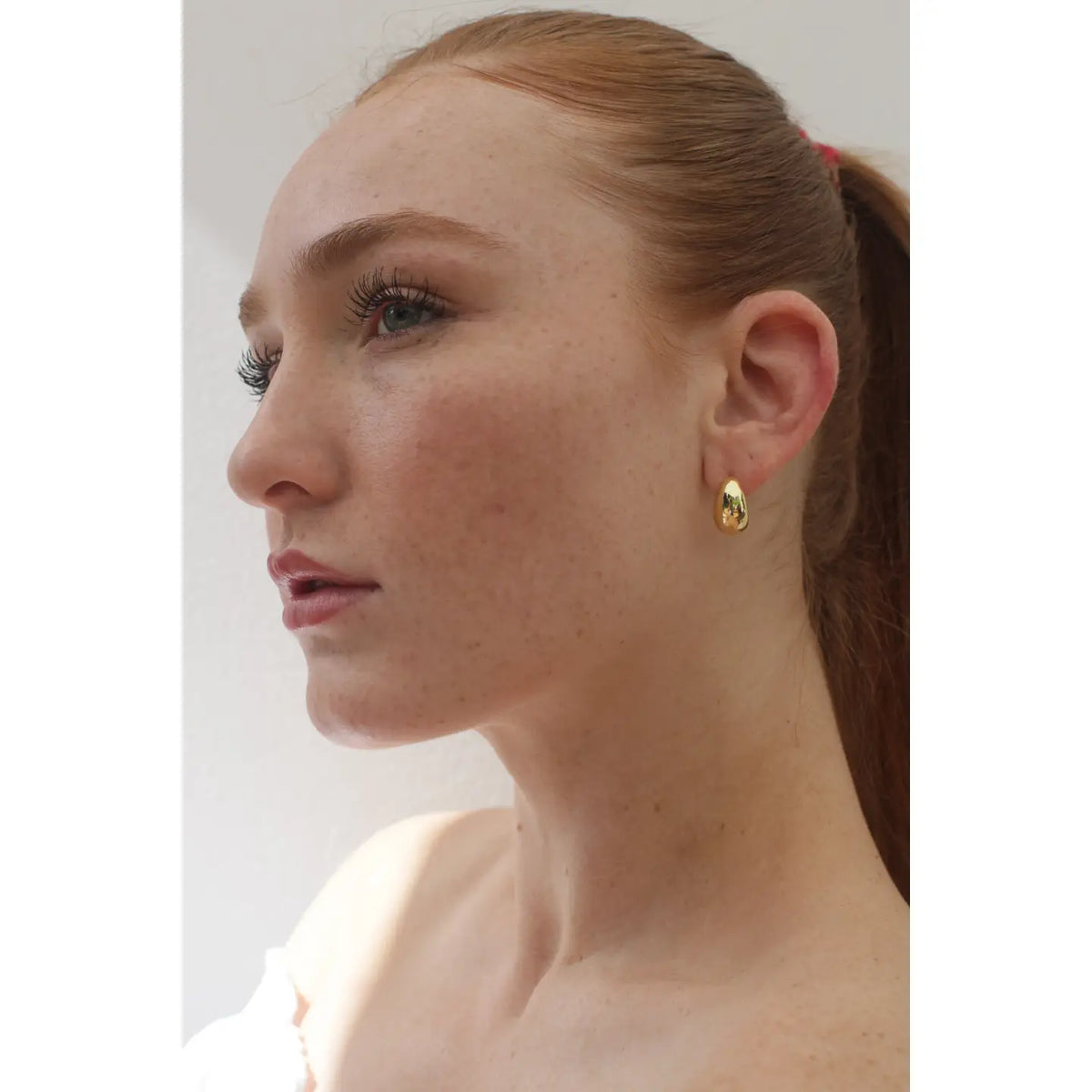Gold Huggie Earrings