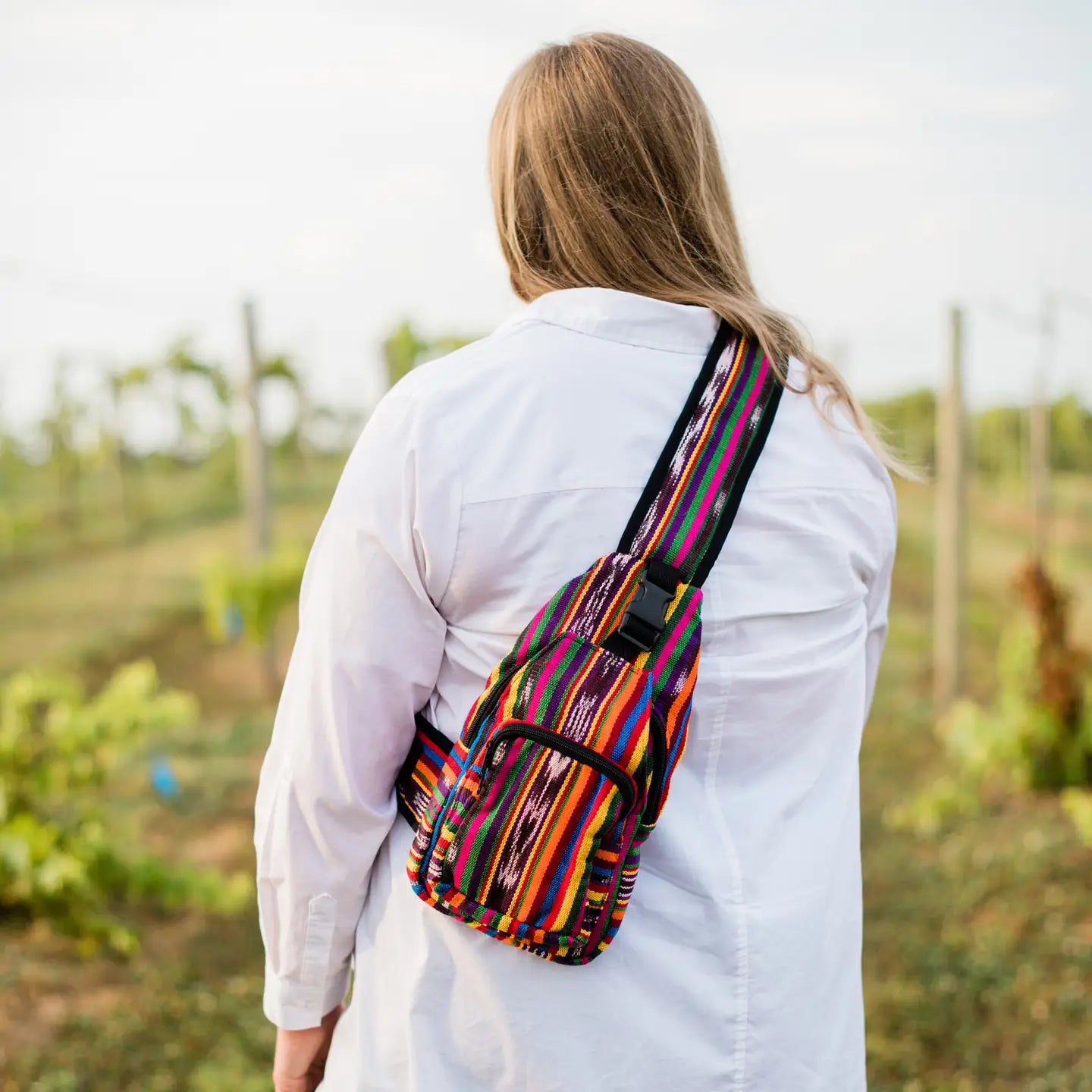 Ikat Harp Bag