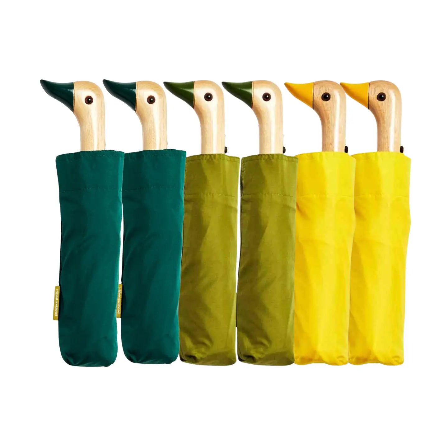 Solid Colour Compact Duck Umbrella
