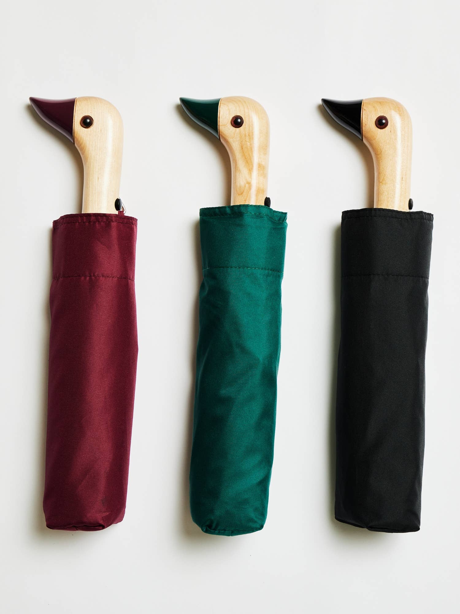 Solid Colour Compact Duck Umbrella