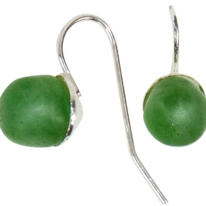 Glass Pearls Drop Earrings