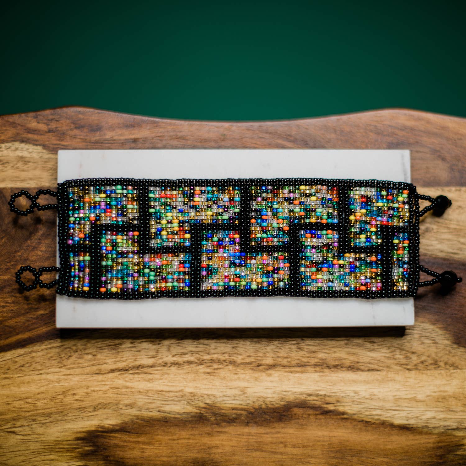 Mosiac Cuff Black