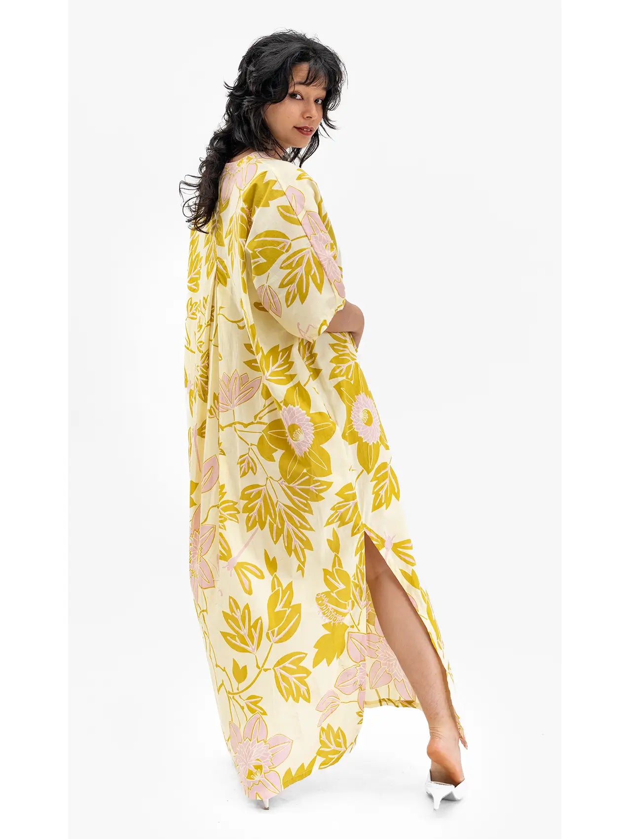 Organic Cotton Kaftan Dress