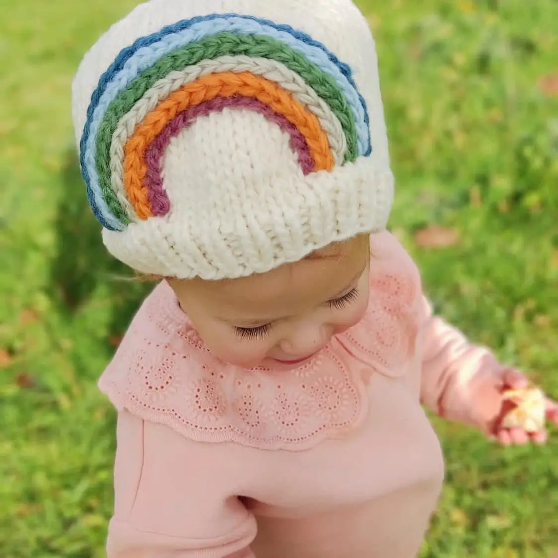 Rainbow Merino Wool Hat