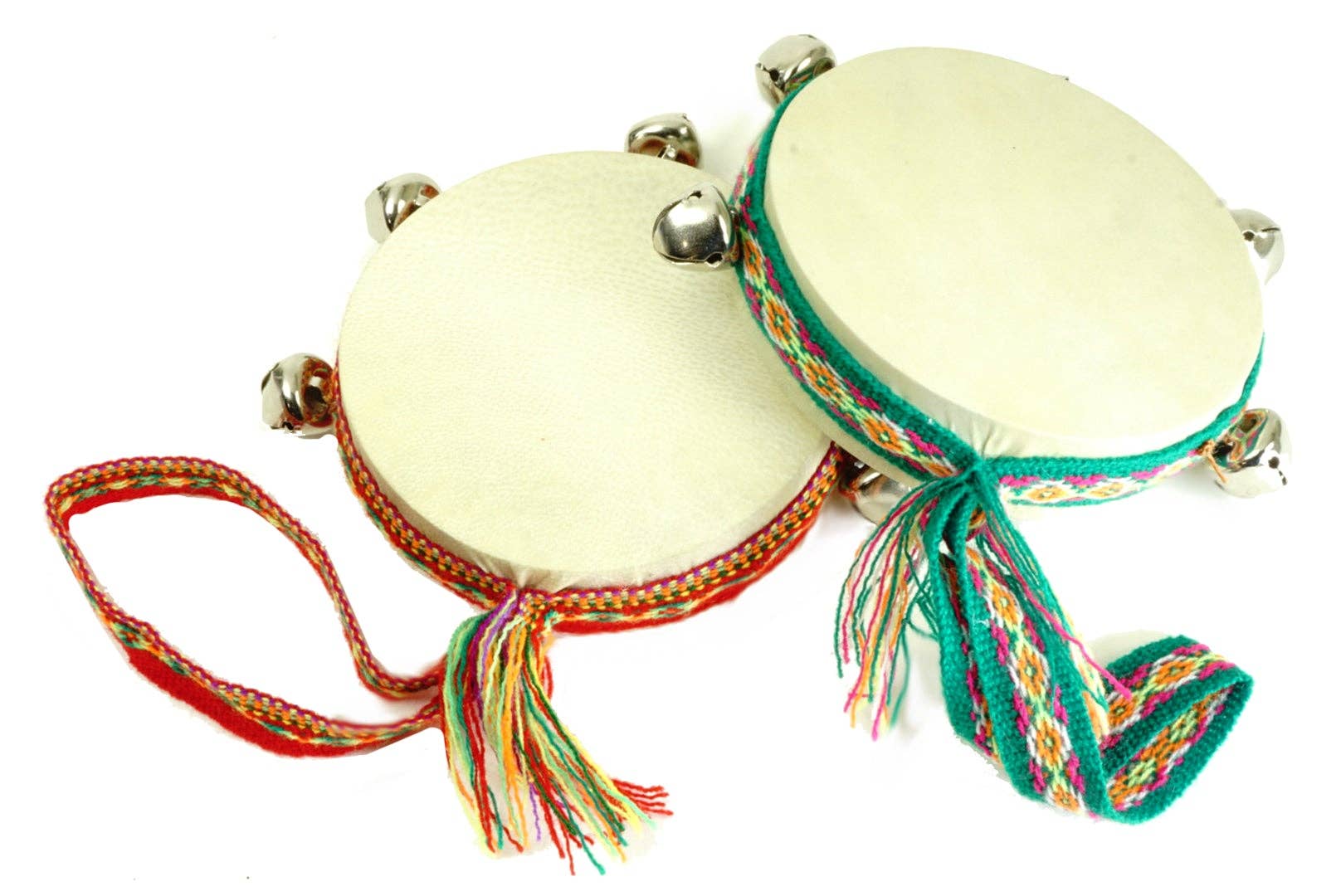 Damasas Small Drum w/ Bells & Fabric Loop