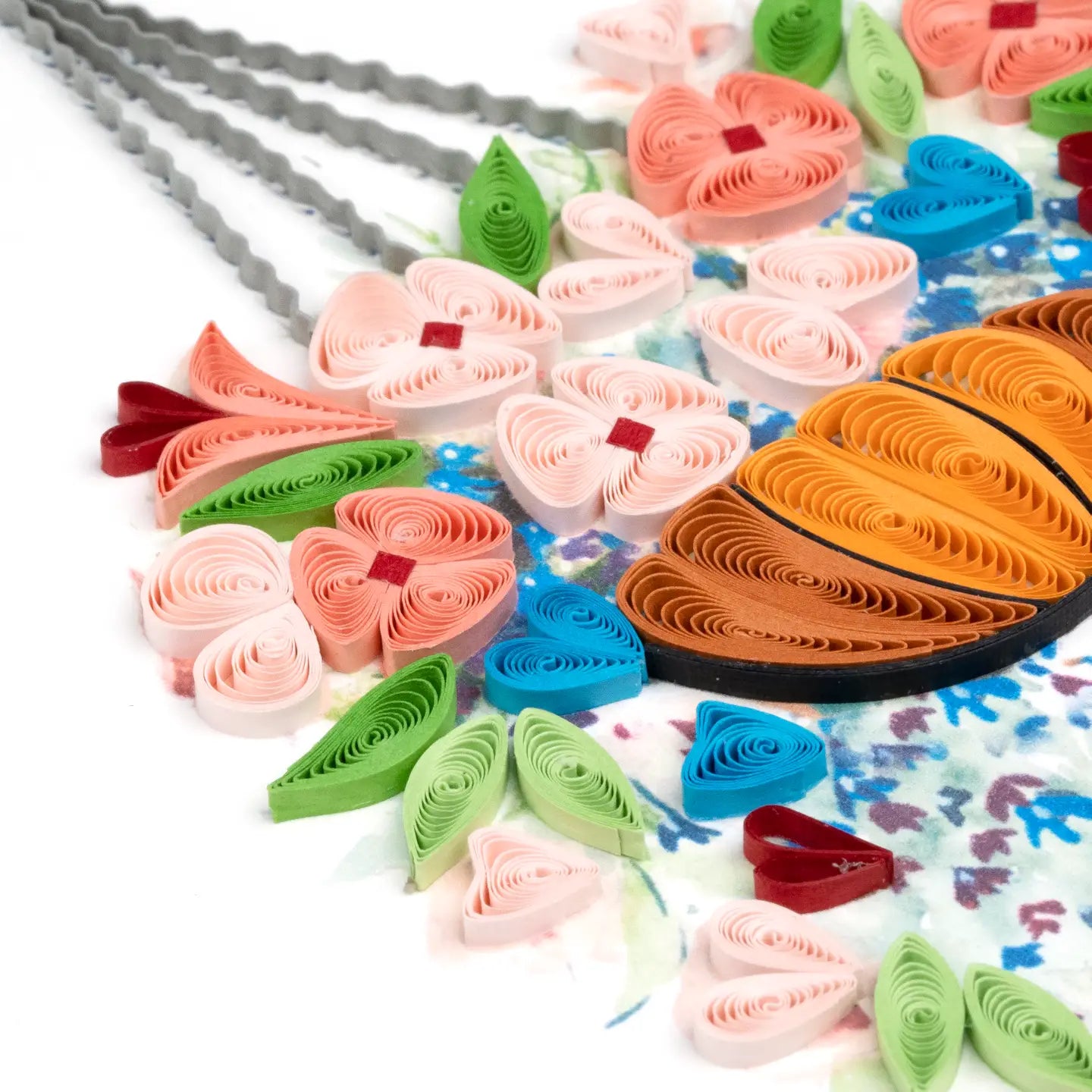 Mother's Day Hanging Floral Basket Card