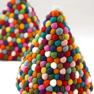 Felt Ball Cone Tree