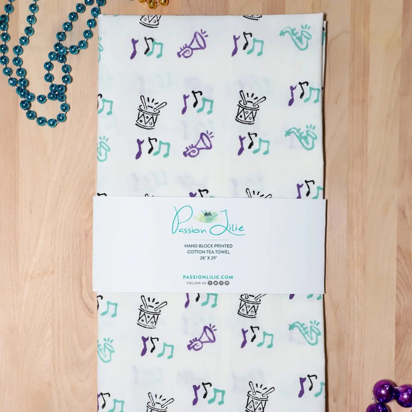 Second Line Tea Towel