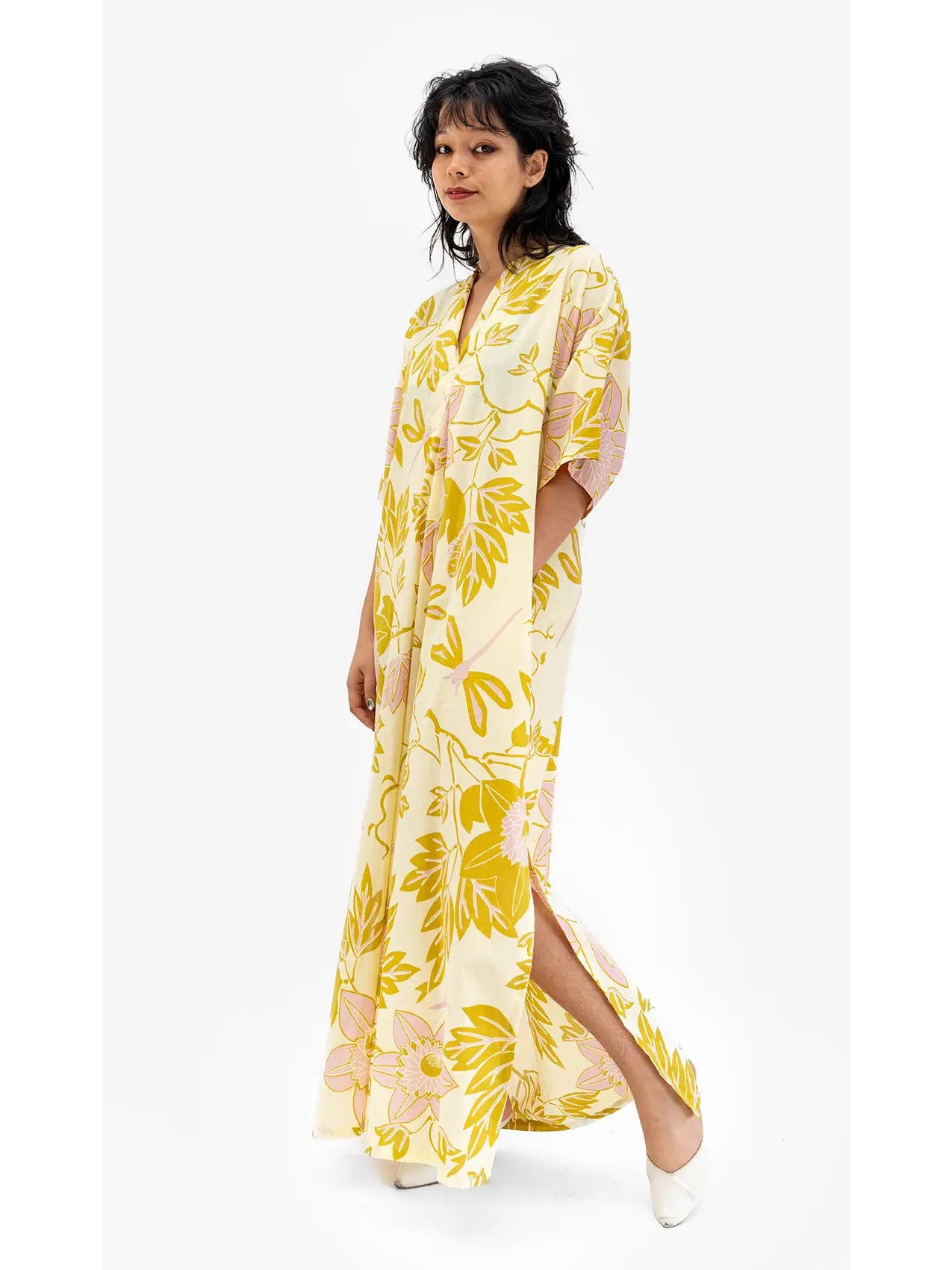 Organic Cotton Kaftan Dress
