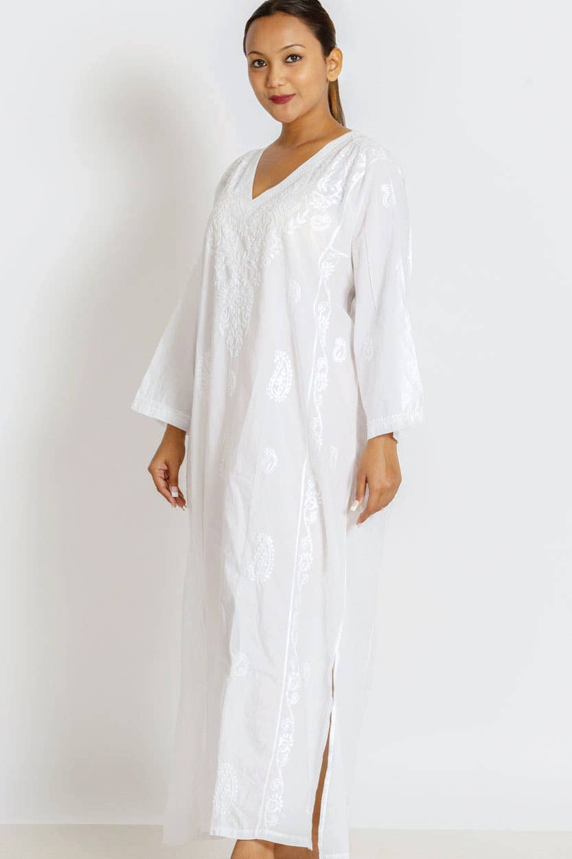 Sevya Amrita Embroidered Caftan