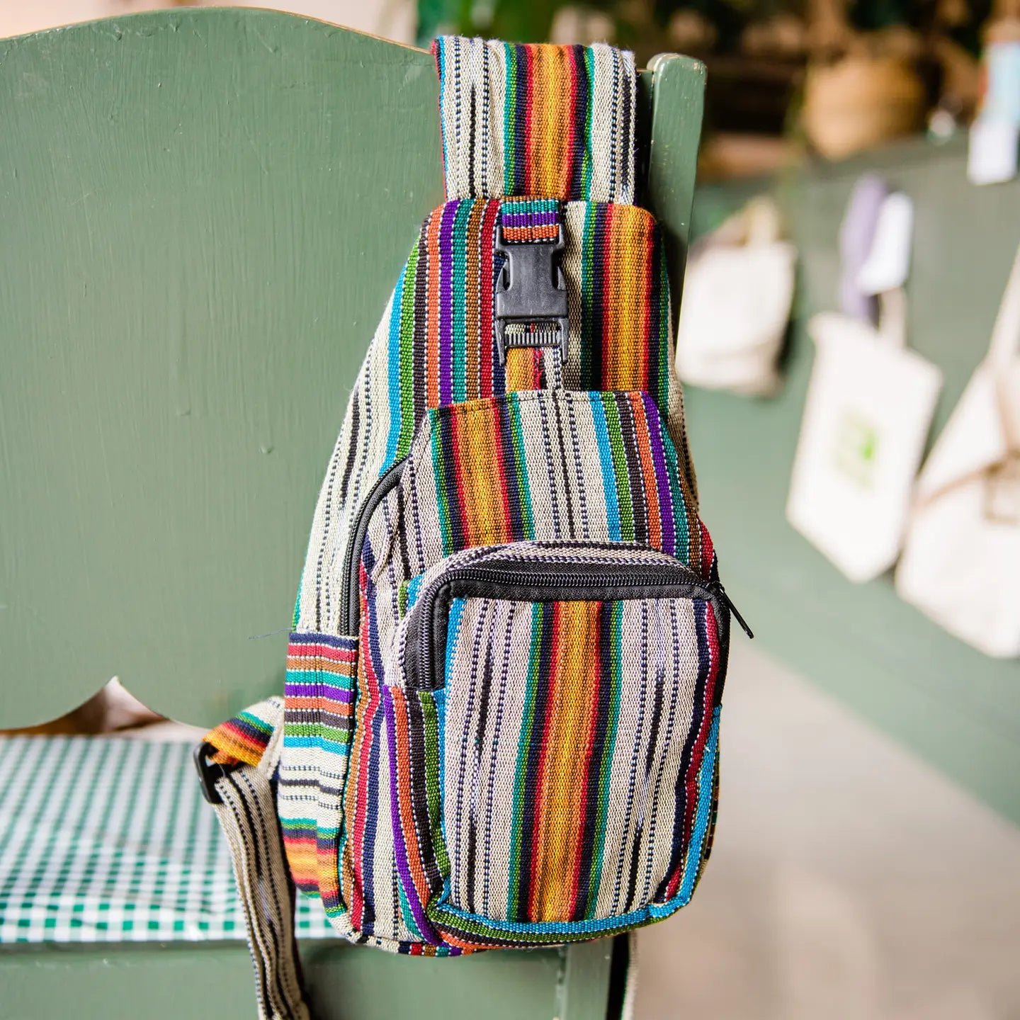Ikat Harp Bag