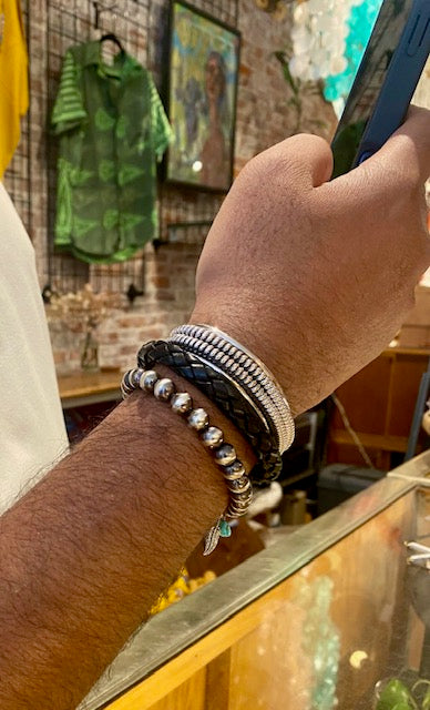 Sterling Silver Bead Bracelet