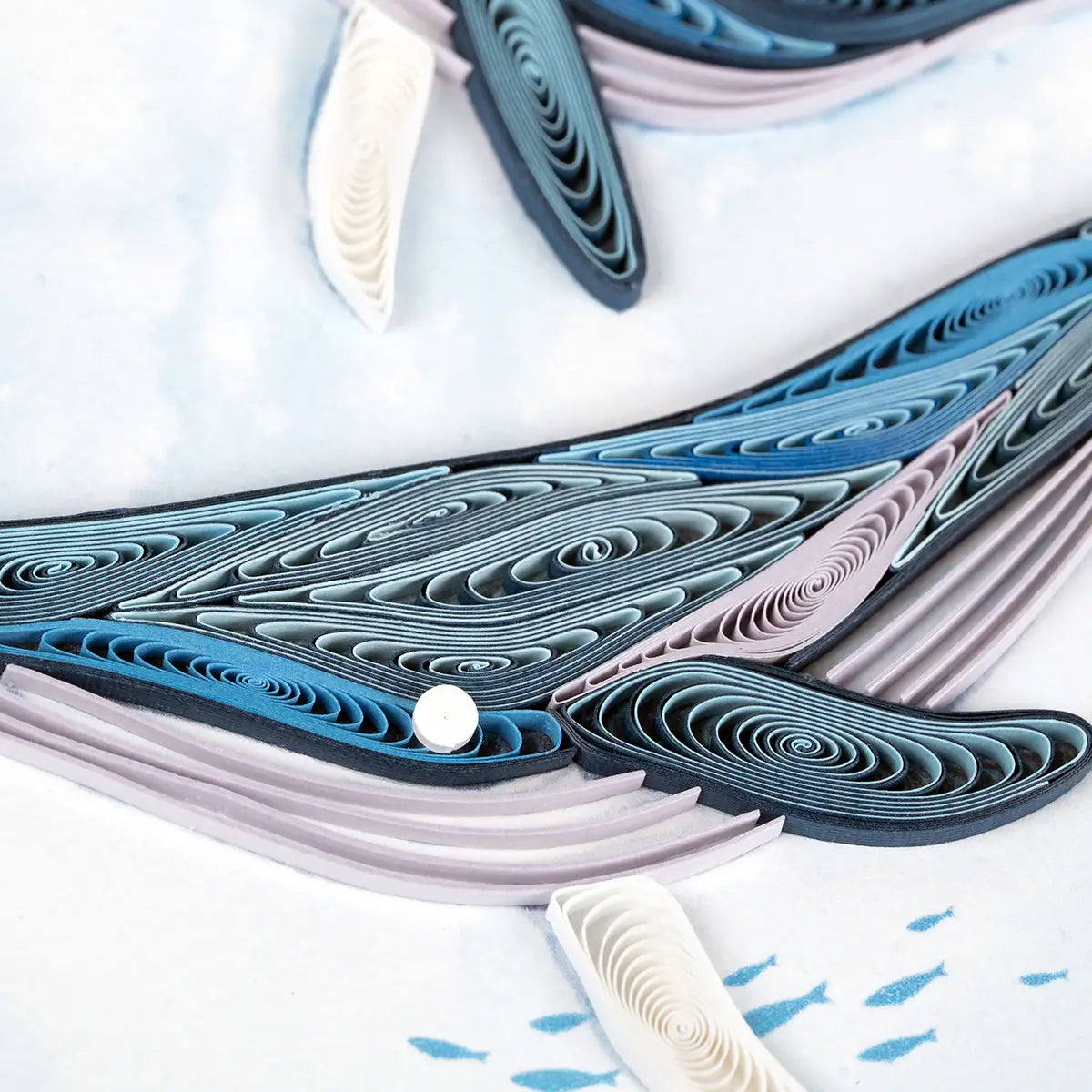 Humpback Whales Quilling Card