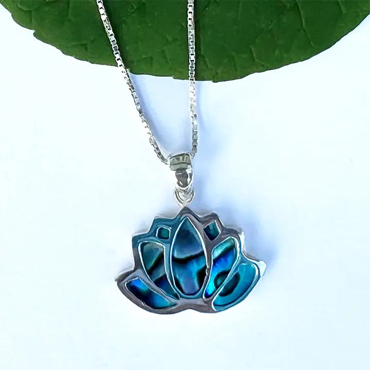 Lotus Abalone Necklace