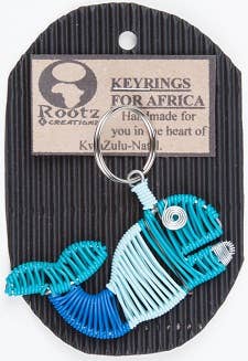 Telephone Wire Keychain