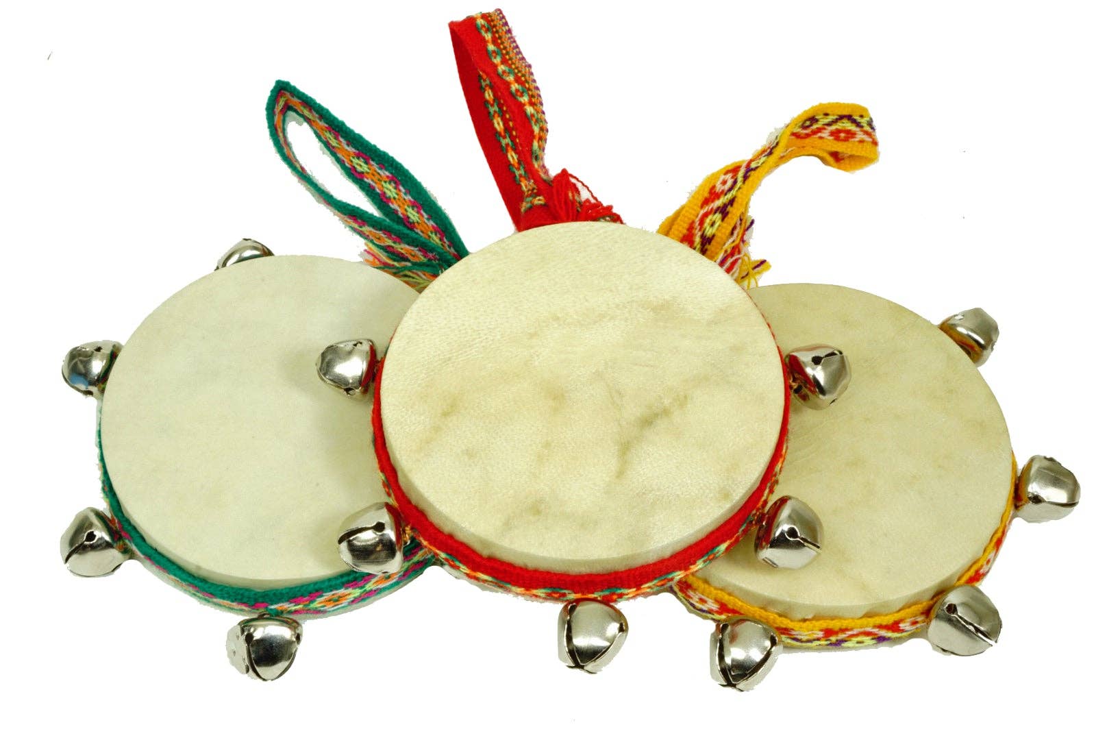 Damasas Small Drum w/ Bells & Fabric Loop