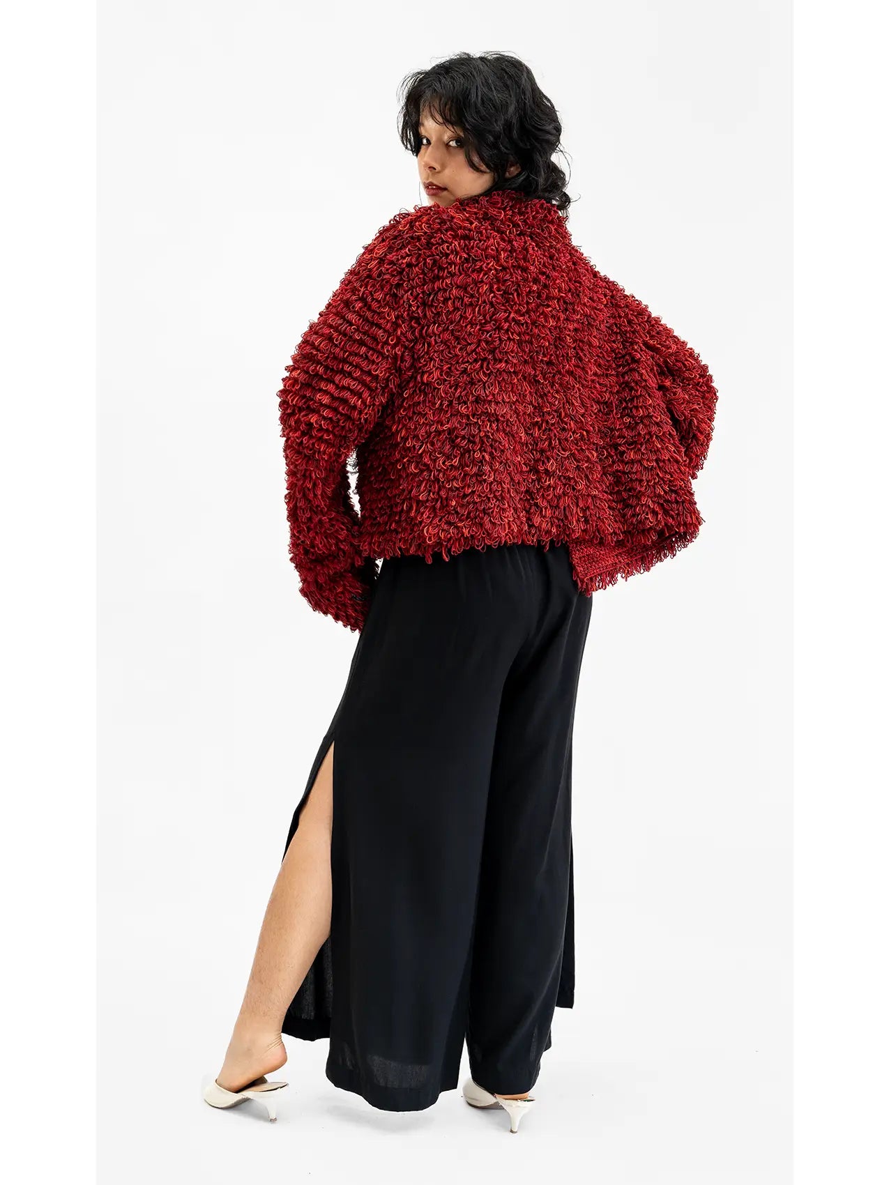 Crocheted Fluffy Jacket