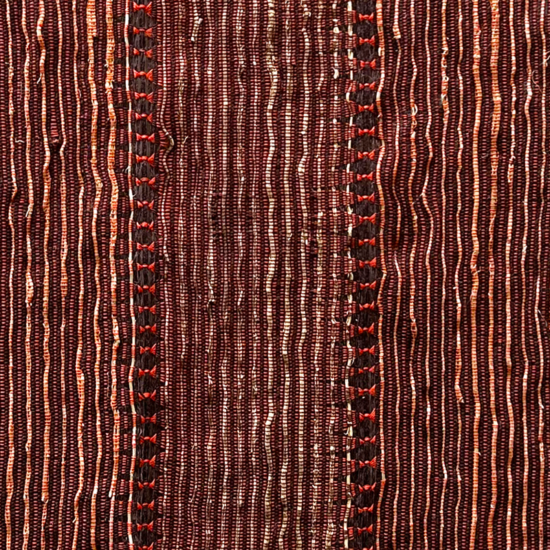 Vetiver Placemats set/6 | Brick Stripes