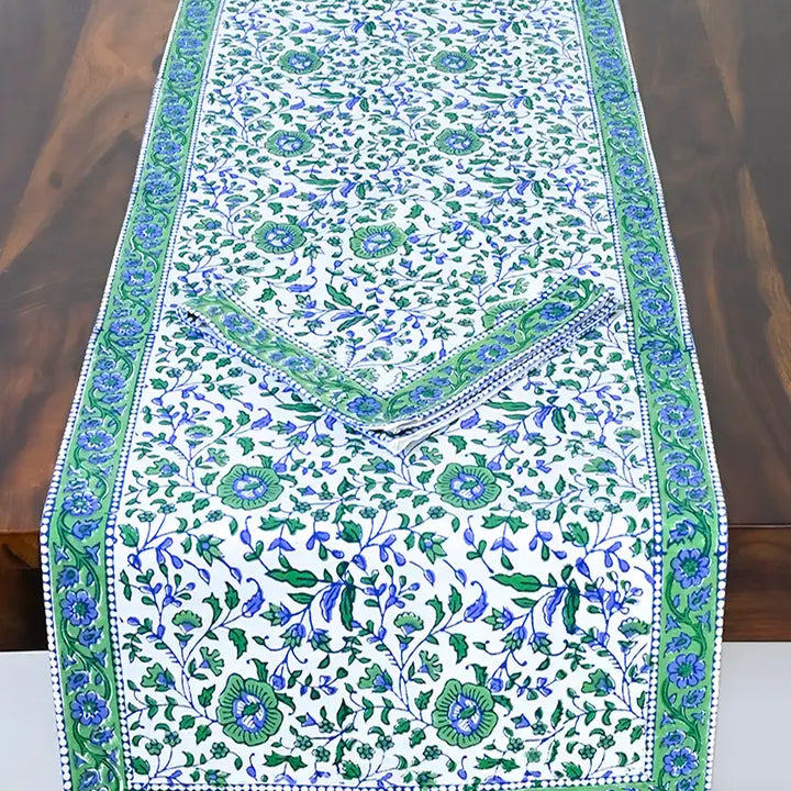 Block Printed Table Runner