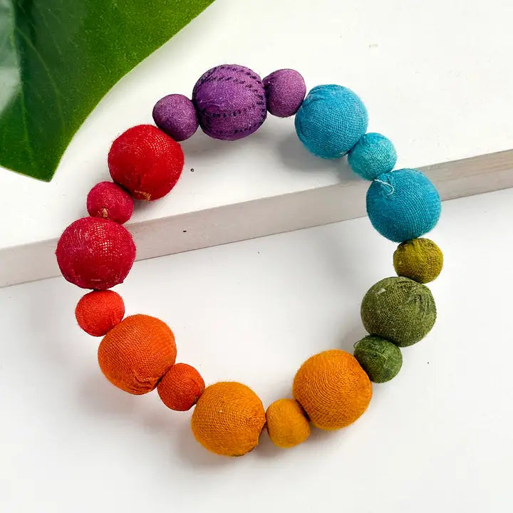 Kantha Bauble Bracelets