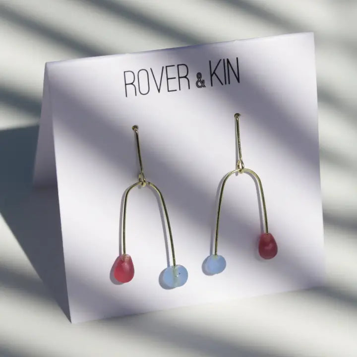 Sea Glass Mobile Earrings