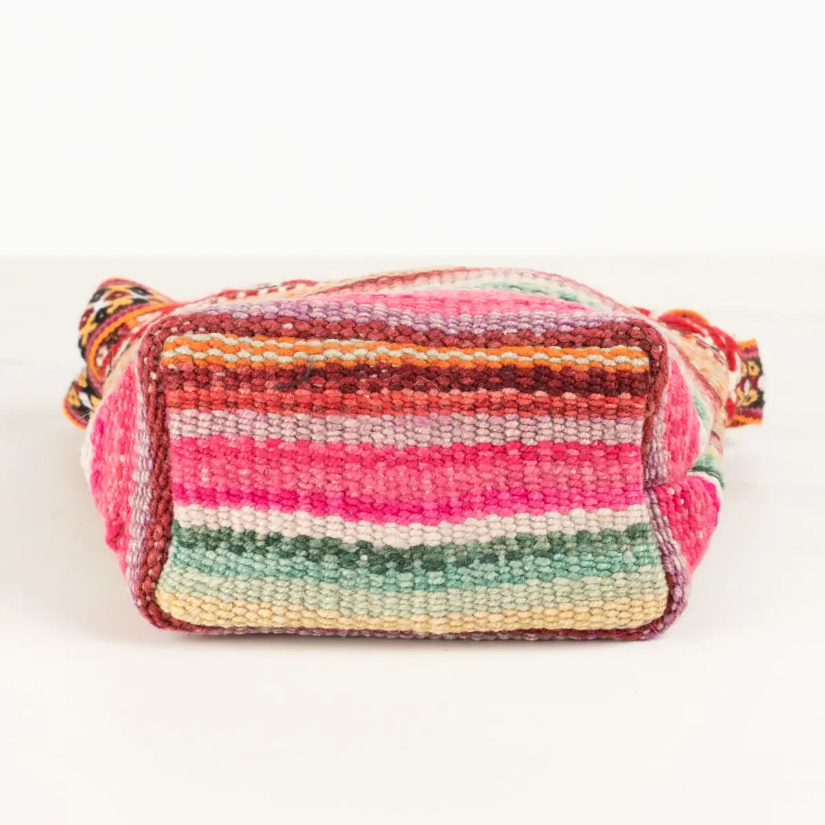 Handwoven Crossbody Zip-Top
