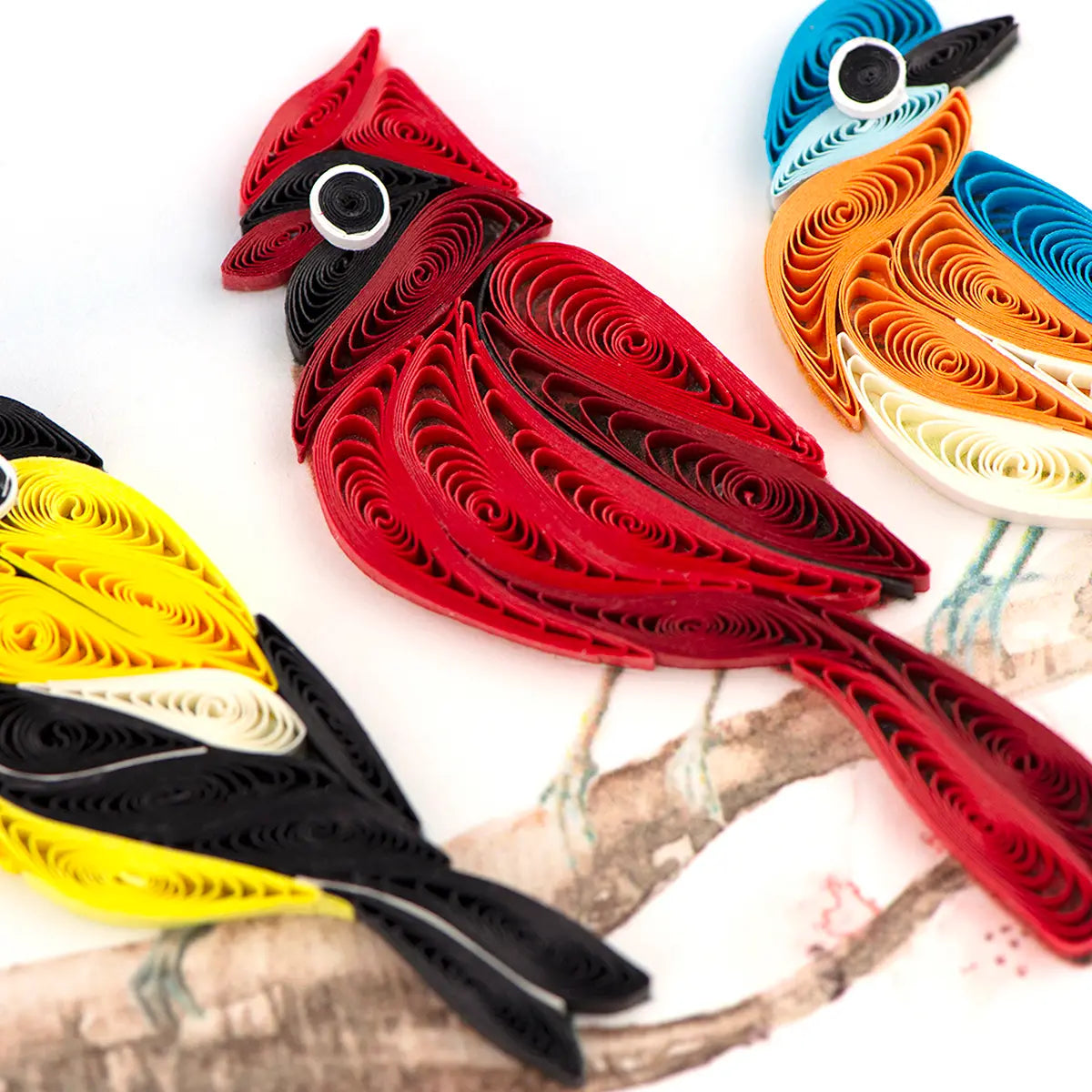 Songbirds Quilled Card