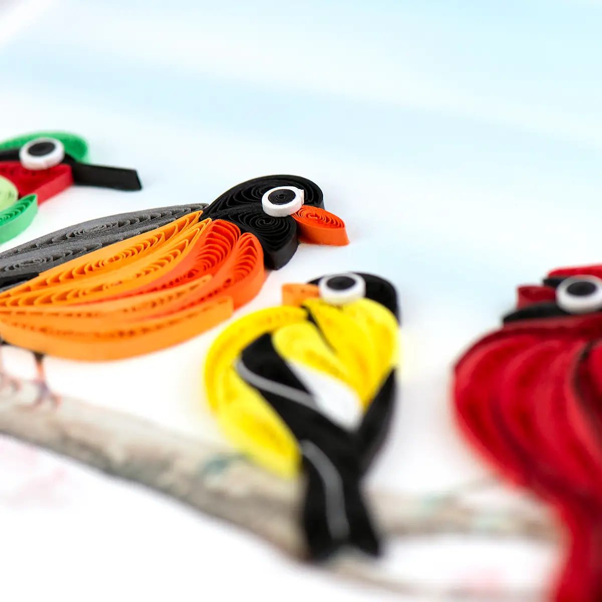 Songbirds Quilled Card