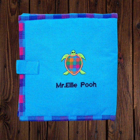 Fabric Kids Book - Save the Turtles