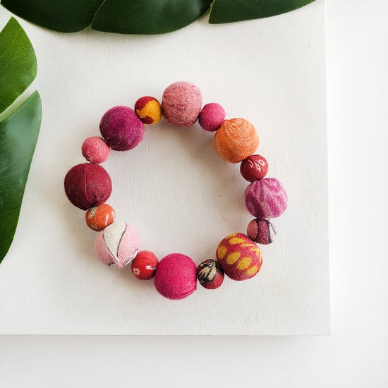 Kantha Bauble Bracelets