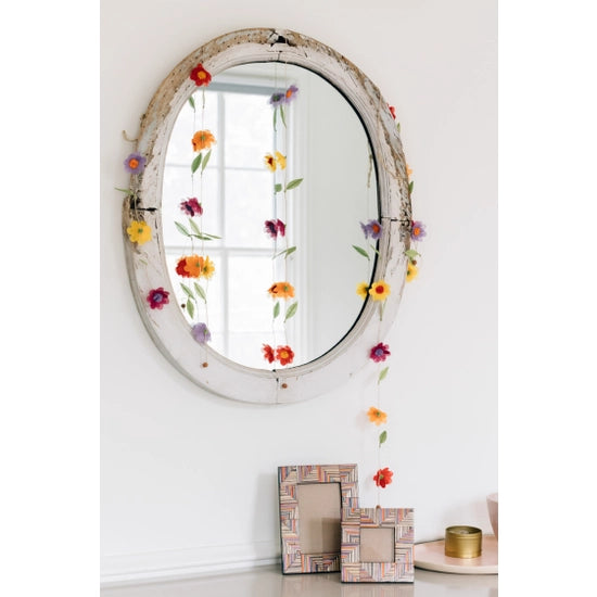 Silk Paper Flower Garland