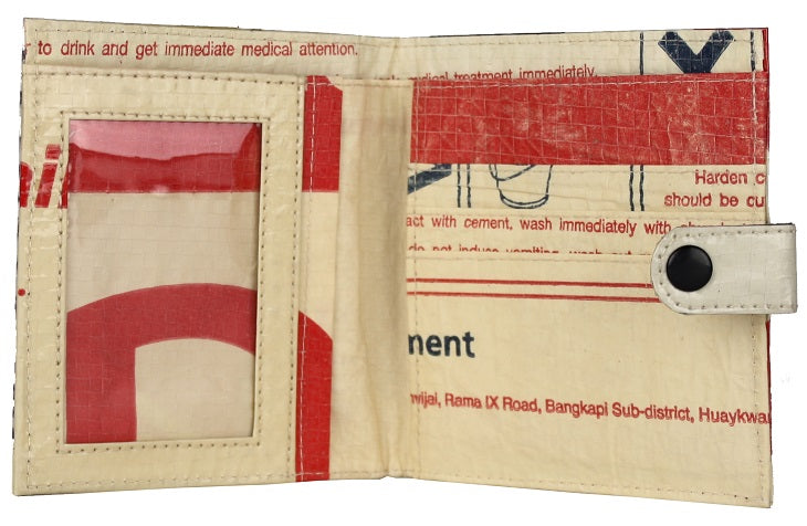 Recycled Cement Bag Wallet